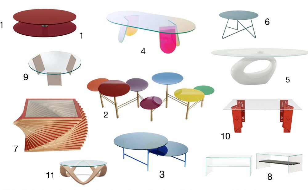 Coffee table recommendations for our contemporary rugs - Sonya Winner Studio