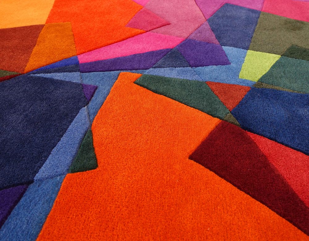 colourful contemporary rug