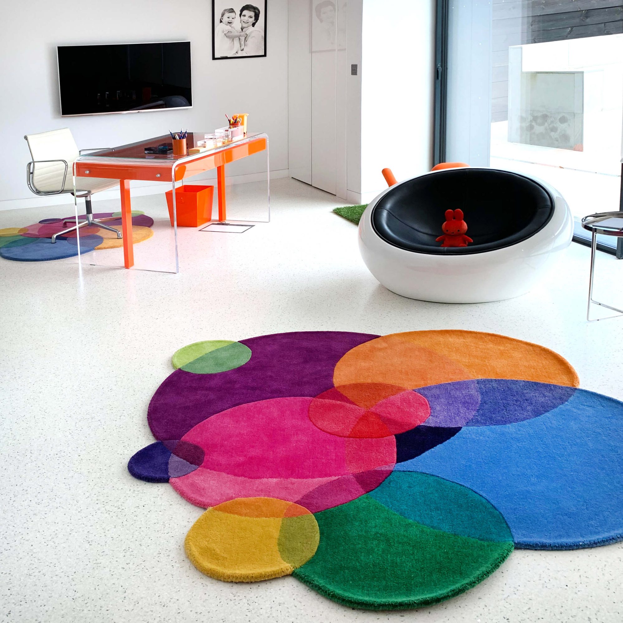 Designer Home Office Furniture - Bubbles Rug